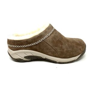 Merrell Encore Ice 4 Suede Slip Ons Stone
